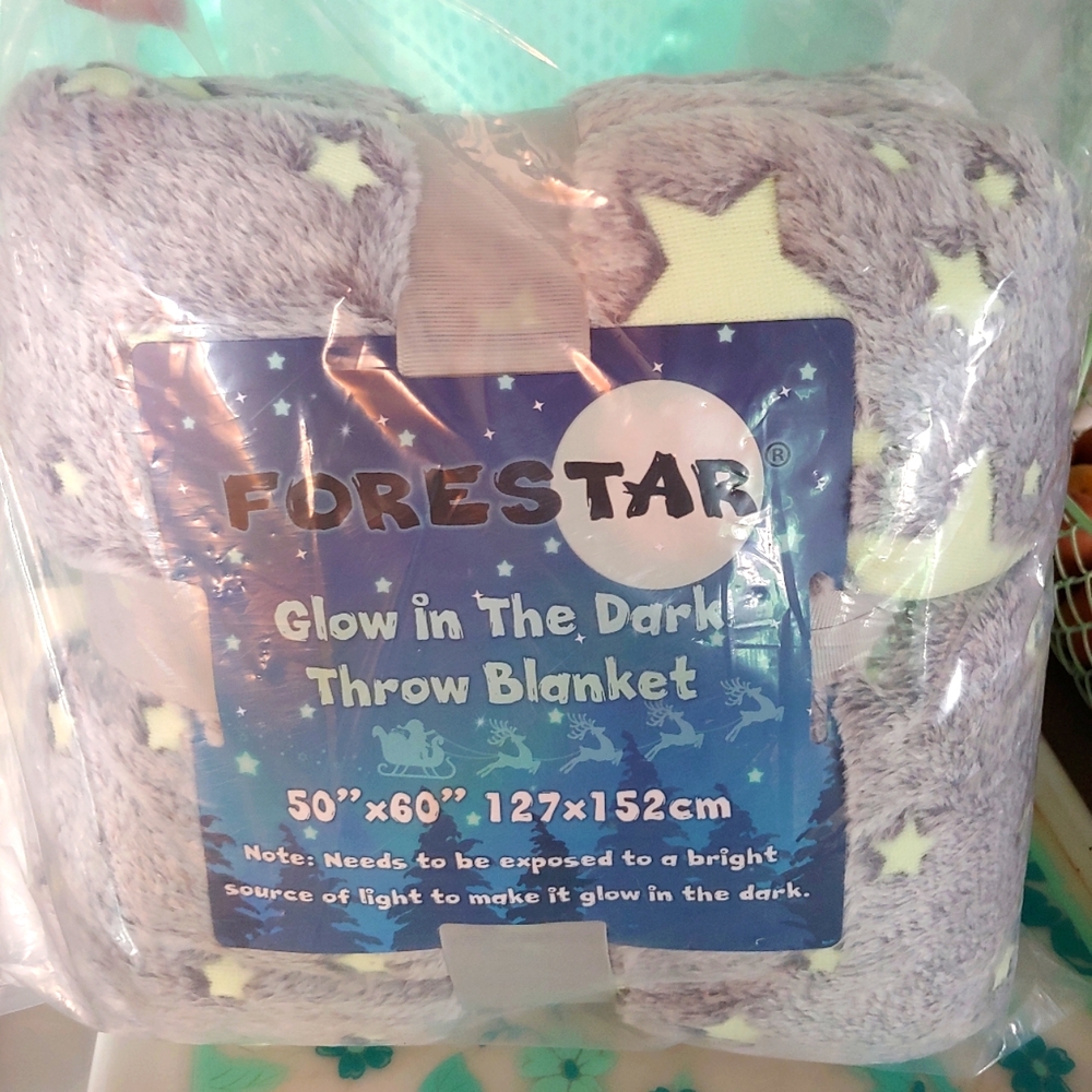 Forestar Glow in the Dark throw blanket